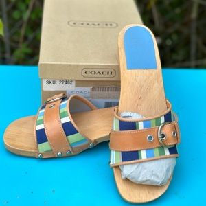 Coach clog sandals size 9.5